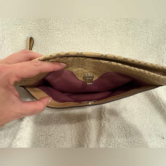 Coach Park Python Clutch Wristlet - Picture 4 of 8